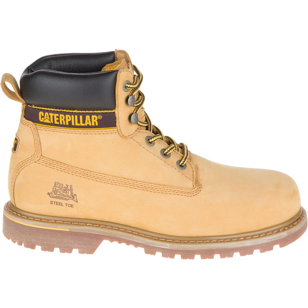 Caterpillar Holton Steel Toe S3 Hro Src Munkabakancs Férfi Narancssárga | 3479-YDEPU