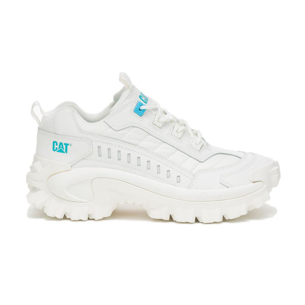 Caterpillar Intruder Tornacipő Férfi White/Blue | 8342-PTGZY