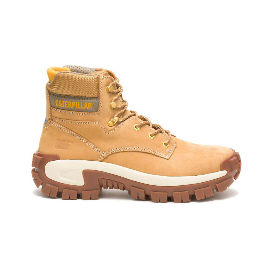 Caterpillar Invader Hi Steel Toe Munkabakancs Férfi Barna | 3286-MNSRW