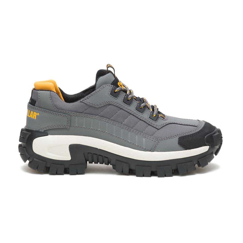 Caterpillar Invader Steel Toe Steel Toe Shoes Férfi Szürke | 3068-XCODT