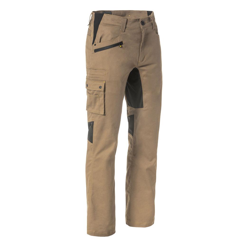 Caterpillar Operator Flex Nadrág Férfi Khaki | 7529-LDHWV