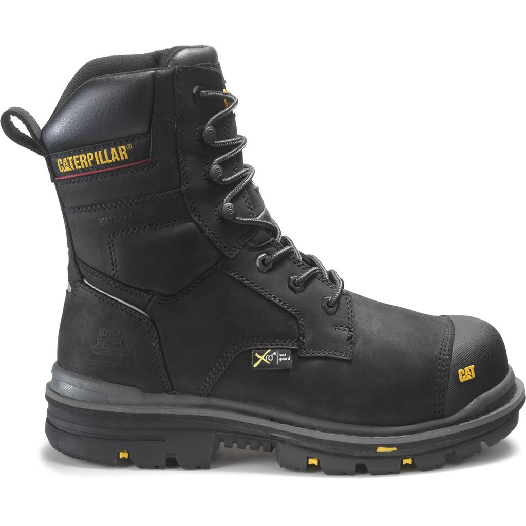 Caterpillar Rasp 8" Waterproof Met Csa Munkabakancs Férfi Fekete | 6987-JNRGI