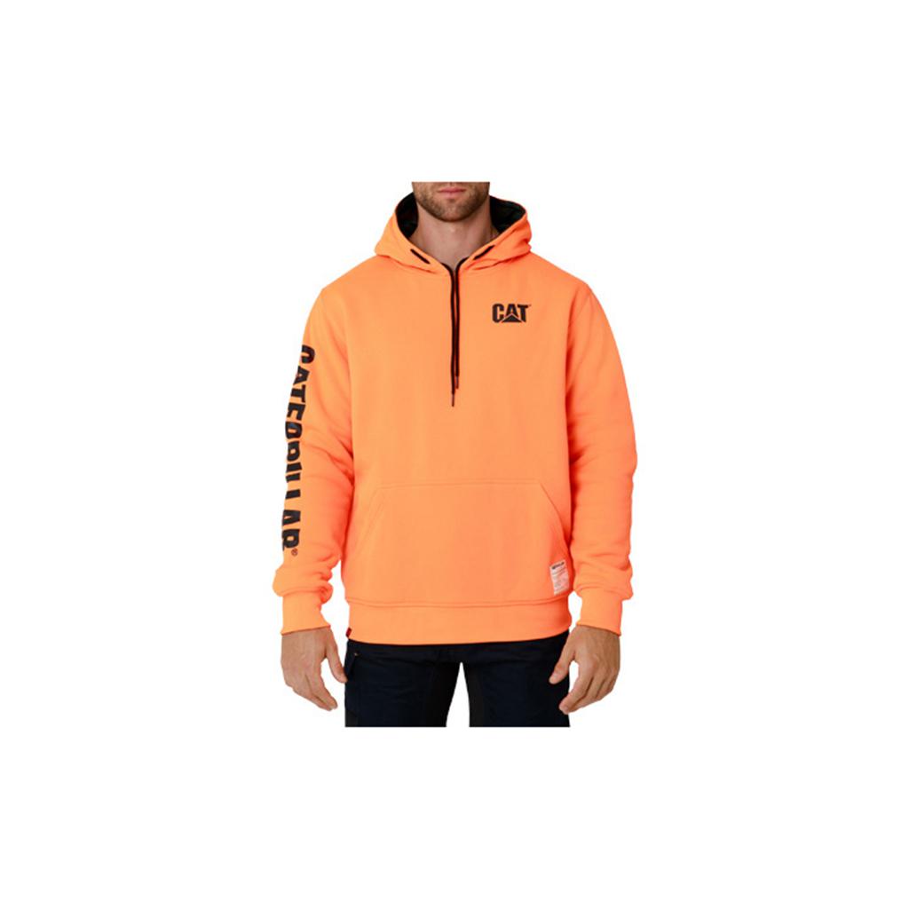 Caterpillar Reversible Banner Pulóverek Férfi Black/Orange | 2506-WQKOI