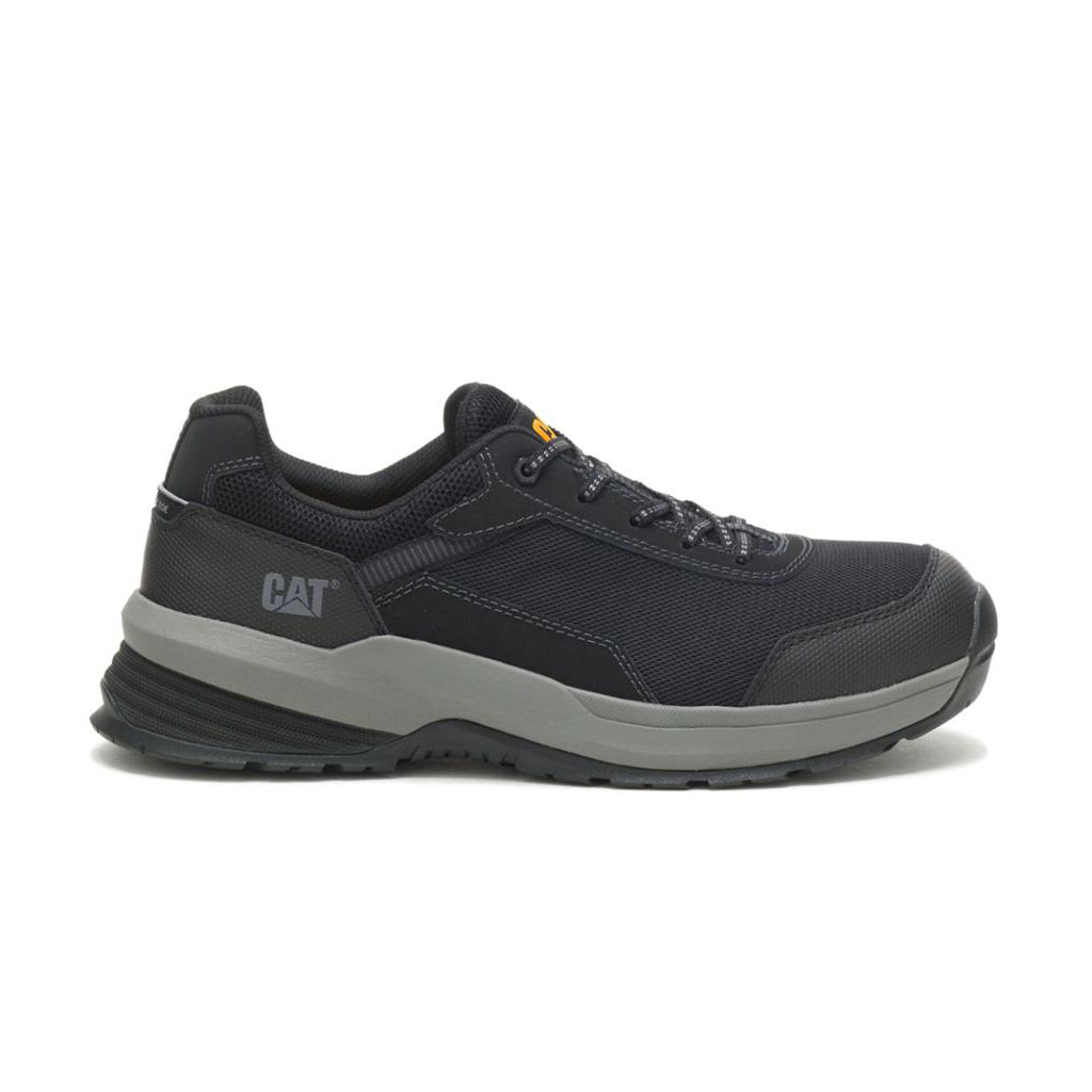 Caterpillar Streamline 2.0 Mesh Composite Toe Tornacipő Férfi Fekete | 5016-XMYSC