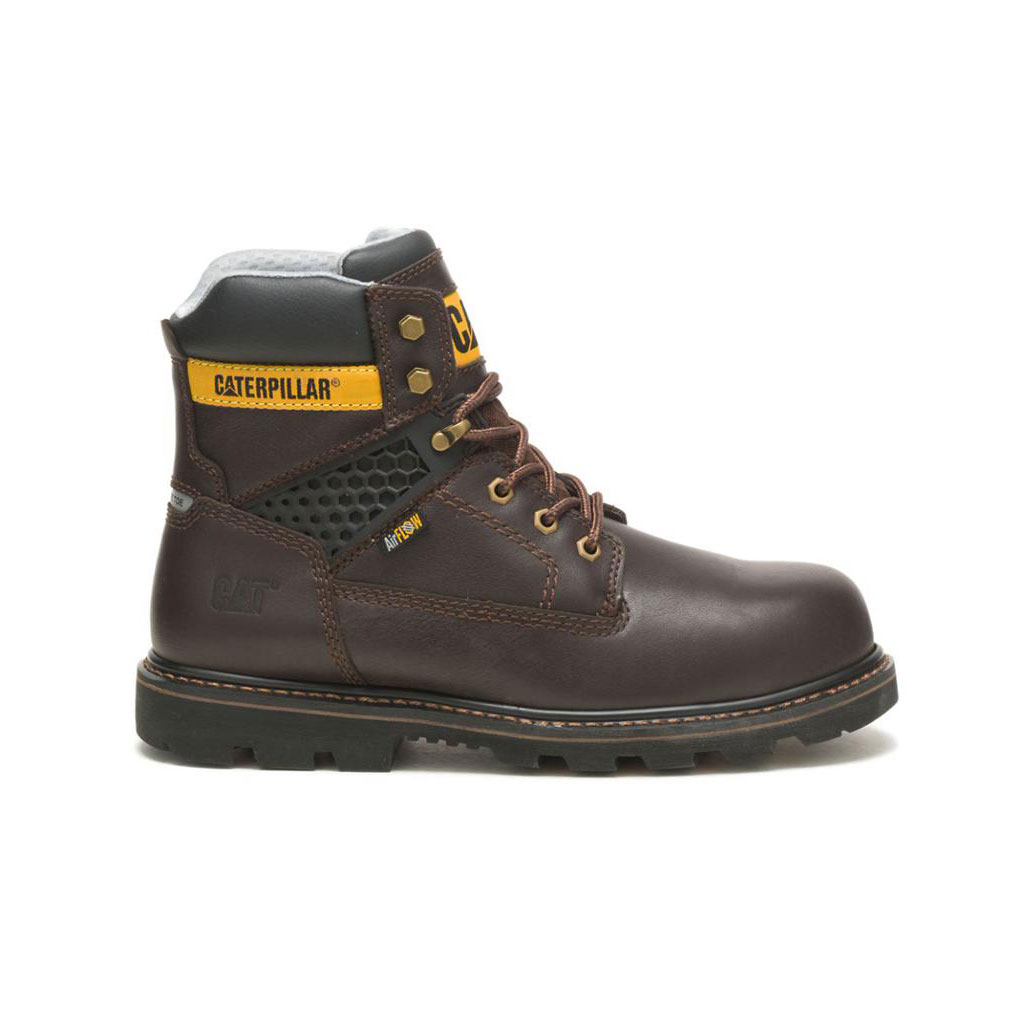 Caterpillar Structure Cool Composite Toe Munkabakancs Férfi Sötétbarna | 4832-LVZYF