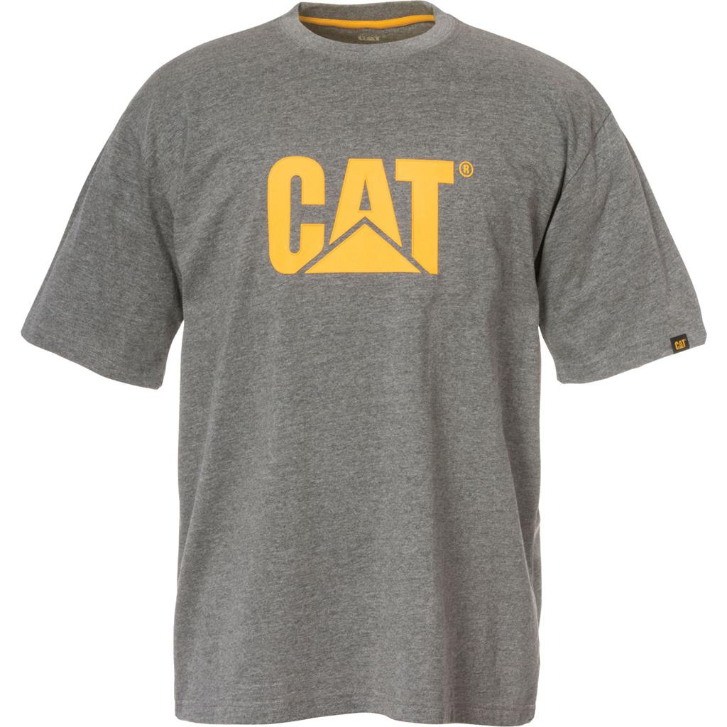 Caterpillar Trademark T-Shirts Férfi Szürke | 2960-AEOLC