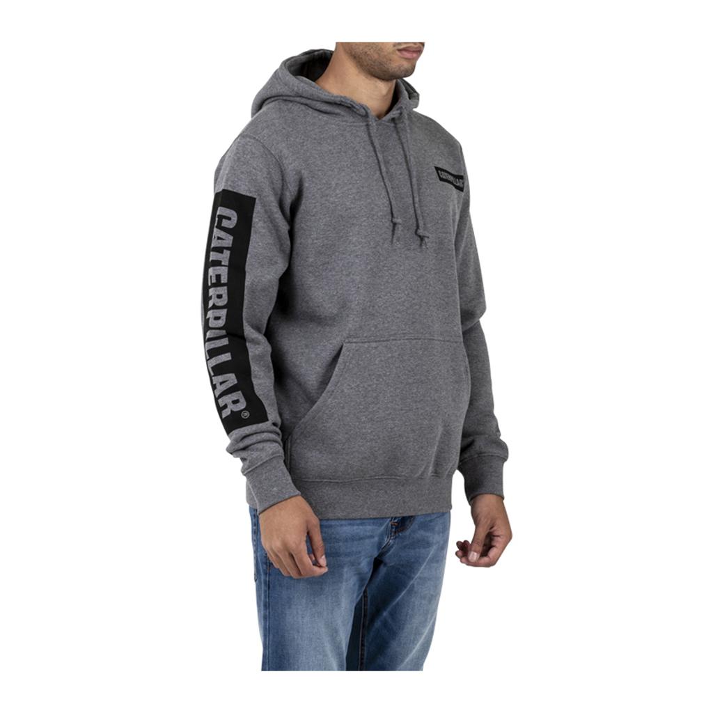 Caterpillar Triton Block Hoody Pulóverek Férfi Sötétszürke | 4617-AFPVT